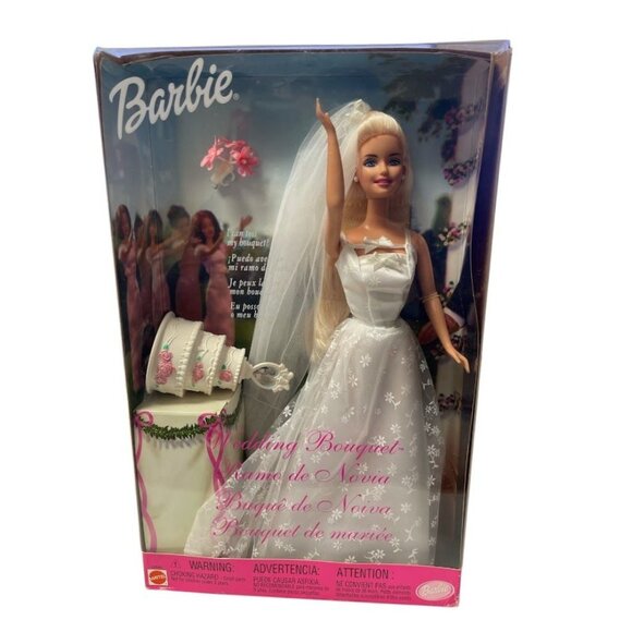 Barbie Wedding Bouquet Doll - Picture 1 of 2